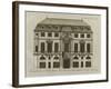 Planche 236 : Elévation de la façade principale  de l'hôtel de Beauvais , r-Jacques-François Blondel-Framed Giclee Print