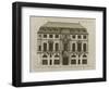 Planche 236 : Elévation de la façade principale  de l'hôtel de Beauvais , r-Jacques-François Blondel-Framed Giclee Print