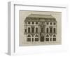 Planche 236 : Elévation de la façade principale  de l'hôtel de Beauvais , r-Jacques-François Blondel-Framed Giclee Print