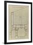 Planche 246 (1) : Plan au sol de l'hôtel de Bretonvilliers , construit par l'architecte Androuet Du-Jacques-François Blondel-Framed Giclee Print