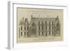 Planche 246 (2) : Elévation de la façade côté cour l'hôtel de Bretonvilliers , construit par-Jacques-François Blondel-Framed Giclee Print