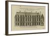 Planche 247 (1) : Elévation de la façade côté jardin l'hôtel de Bretonvilliers , construit par-Jacques-François Blondel-Framed Giclee Print