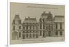 Planche 247 (2) : profil et coupe de l'hôtel de Bretonvilliers , construit par-Jacques-François Blondel-Framed Giclee Print