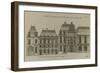 Planche 247 (2) : profil et coupe de l'hôtel de Bretonvilliers , construit par-Jacques-François Blondel-Framed Giclee Print