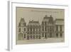 Planche 247 (2) : profil et coupe de l'hôtel de Bretonvilliers , construit par-Jacques-François Blondel-Framed Giclee Print