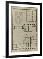 Planche 249 : Plan du Rez-de-Chaussée de l'hôtel Hesselin construit par l'architecte Le Vau-Jacques-François Blondel-Framed Giclee Print