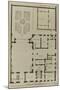 Planche 249 : Plan du Rez-de-Chaussée de l'hôtel Hesselin construit par l'architecte Le Vau-Jacques-François Blondel-Mounted Giclee Print