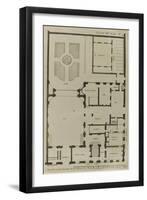 Planche 249 : Plan du Rez-de-Chaussée de l'hôtel Hesselin construit par l'architecte Le Vau-Jacques-François Blondel-Framed Giclee Print