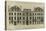 Planche 251 : élévation de la façade de l'hôtel Hesselin construit par l'architecte Le Vau-Jacques-François Blondel-Stretched Canvas