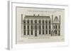 Planche 258 (1) :  élévation de la façade côté jardin de l'Hôtel de Sully construit par-Jacques-François Blondel-Framed Giclee Print