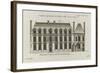 Planche 258 (1) :  élévation de la façade côté jardin de l'Hôtel de Sully construit par-Jacques-François Blondel-Framed Giclee Print