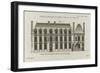 Planche 258 (1) :  élévation de la façade côté jardin de l'Hôtel de Sully construit par-Jacques-François Blondel-Framed Giclee Print