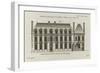 Planche 258 (1) :  élévation de la façade côté jardin de l'Hôtel de Sully construit par-Jacques-François Blondel-Framed Giclee Print