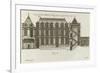 Planche 258 (2) :  coupe et élévation de la façade côté rue de l'Hôtel de Sully construit par-Jacques-François Blondel-Framed Giclee Print