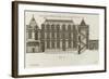 Planche 258 (2) :  coupe et élévation de la façade côté rue de l'Hôtel de Sully construit par-Jacques-François Blondel-Framed Giclee Print