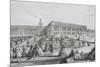 Planche 26: vue du château de Versailles prise de puis l'extrémité des Parterres d'Eau vers 1730-Jacques Rigaud-Mounted Giclee Print