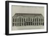 Planche 273: élévationde la façade côté jardin  d'une maison à bâtir à Paris-Jacques-François Blondel-Framed Giclee Print