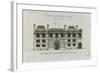 Planche 278 (2) : élévation de la façade côté rue  de l'hôtel Carnavalet-Jacques-François Blondel-Framed Giclee Print