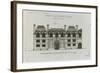 Planche 278 (2) : élévation de la façade côté rue  de l'hôtel Carnavalet-Jacques-François Blondel-Framed Giclee Print