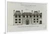 Planche 278 (2) : élévation de la façade côté rue  de l'hôtel Carnavalet-Jacques-François Blondel-Framed Giclee Print