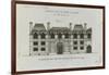 Planche 278 (2) : élévation de la façade côté rue  de l'hôtel Carnavalet-Jacques-François Blondel-Framed Giclee Print