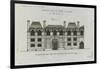 Planche 278 (2) : élévation de la façade côté rue  de l'hôtel Carnavalet-Jacques-François Blondel-Framed Giclee Print