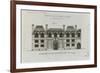 Planche 278 (2) : élévation de la façade côté rue  de l'hôtel Carnavalet-Jacques-François Blondel-Framed Giclee Print