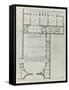Planche 296 : plan  du rez-de-chaussée de l'hôtel de Rohan , rue Vieille du Temple à Paris-Jacques-François Blondel-Framed Stretched Canvas