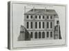 Planche 298 : élévation de façade sur cour de l'hôtel de Rohan , rue Vieildu Tempà Paris-Jacques-François Blondel-Stretched Canvas