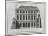 Planche 298 : élévation de façade sur cour de l'hôtel de Rohan , rue Vieildu Tempà Paris-Jacques-François Blondel-Mounted Giclee Print