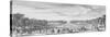 Planche 30: Vue du bassin de Latone prise du bord de la terrasse du château de Versailles vers-Jacques Rigaud-Stretched Canvas