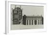 Planche 300 : coupe du corps central  de l'hôtel de Rohan , rue Vieille du Temple-Jacques-François Blondel-Framed Giclee Print