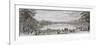 Planche 37: Vue perspective du Bassin du Miroir et de l'Ile Royale dans les jardins de Versailles-Jacques Rigaud-Framed Giclee Print