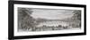 Planche 37: Vue perspective du Bassin du Miroir et de l'Ile Royale dans les jardins de Versailles-Jacques Rigaud-Framed Giclee Print