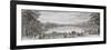 Planche 37: Vue perspective du Bassin du Miroir et de l'Ile Royale dans les jardins de Versailles-Jacques Rigaud-Framed Giclee Print