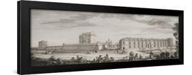 Planche 68: vue générale du château et du donjon de Vincennes prise du côté du jardin et de la-Jacques Rigaud-Framed Giclee Print
