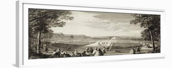 Planche 78: vue des parterres et du canal du château de Sceaux en 1736 ("diverses vues du château-Jacques Rigaud-Framed Premium Giclee Print