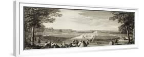 Planche 78: vue des parterres et du canal du château de Sceaux en 1736 ("diverses vues du château-Jacques Rigaud-Framed Premium Giclee Print