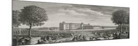 Planche 87: vue du château de Chantilly prise du parterre de l'Orangerie en 1739 ("diverses vues-Jacques Rigaud-Mounted Premium Giclee Print