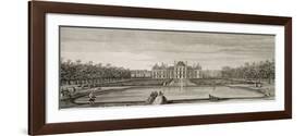 Planche 93: vue du château de Berny prise du côté du parterre vers 1740 ("V-Jacques Rigaud-Framed Giclee Print