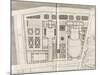 Planche 97 : Plan général des bâtiments et des jardins du Palais Bourbon  bâti par Giardini-Jacques-François Blondel-Mounted Giclee Print