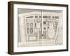 Planche 97 : Plan général des bâtiments et des jardins du Palais Bourbon  bâti par Giardini-Jacques-François Blondel-Framed Giclee Print