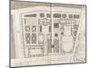 Planche 97 : Plan général des bâtiments et des jardins du Palais Bourbon  bâti par Giardini-Jacques-François Blondel-Mounted Giclee Print