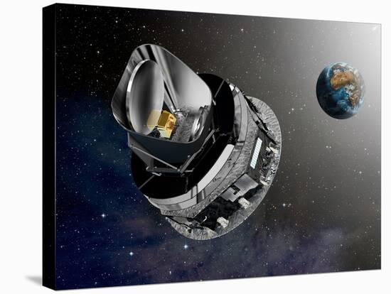 Planck Space Observatory, Artwork-David Ducros-Stretched Canvas