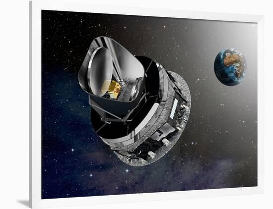 Planck Space Observatory, Artwork-David Ducros-Framed Photographic Print