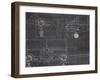 Plane Blueprint III v2-Marco Fabiano-Framed Art Print