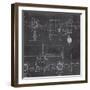 Plane Blueprint III-Marco Fabiano-Framed Art Print