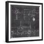 Plane Blueprint III-Marco Fabiano-Framed Art Print