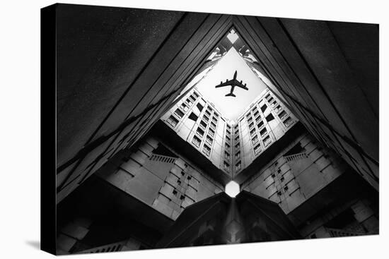 Plane City-Correy Christophe-Stretched Canvas