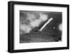 Plane Crop-Dusting a Field-null-Framed Photographic Print